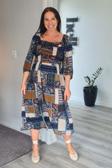 Zafina Delilah Dress Moroccan Print From BoxHill