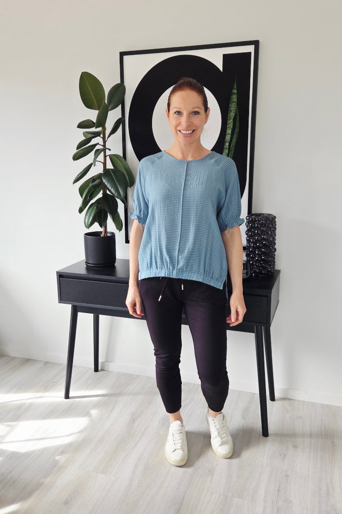 PRE-ORDER Zafina Ella Top Blue From BoxHill