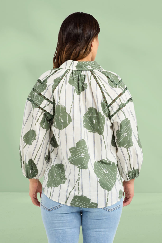 PRE-ORDER Zafina Indie Shirt Bold Flora From BoxHill
