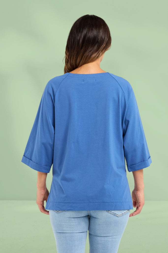 PRE-ORDER Zafina Kate T-shirt Navy From BoxHill