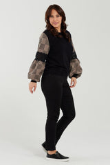 Zafina Lilith Top Black From BoxHill