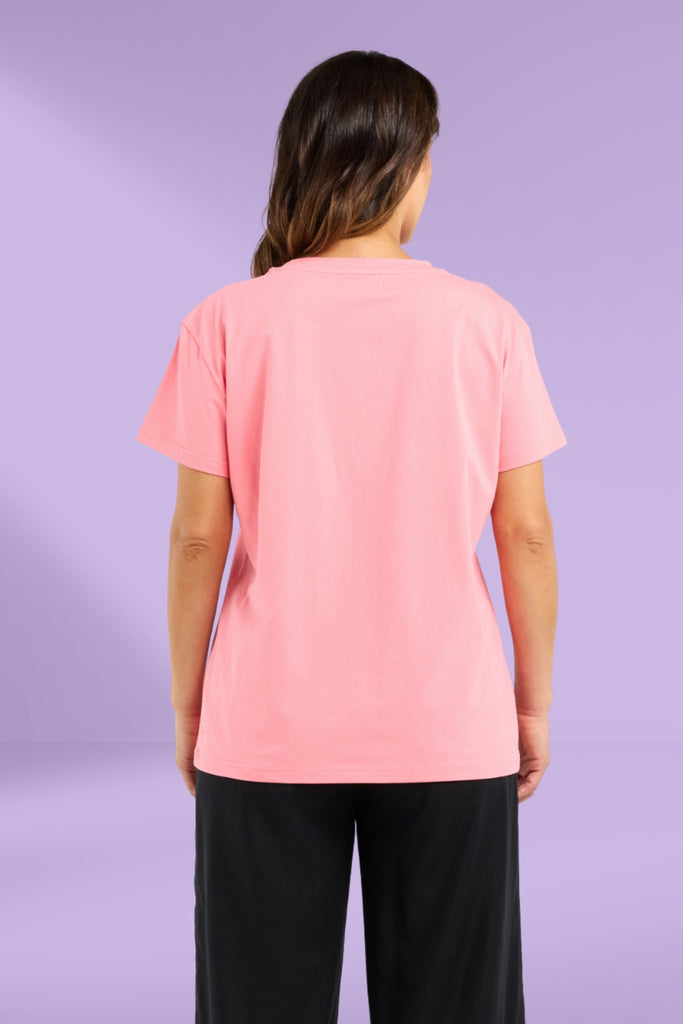 PRE-ORDER Zafina Livia T-shirt Pink From BoxHill