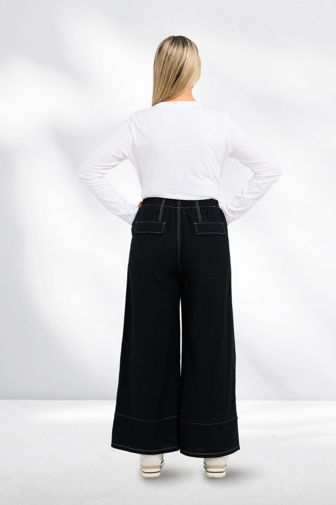 Zafina Ronan Pants Black From BoxHill