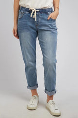 Foxwood Juliette Jogger Jeans Light Blue From BoxHill