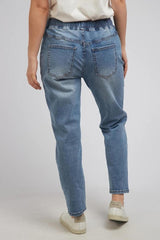 Foxwood Juliette Jogger Jeans Light Blue From BoxHill