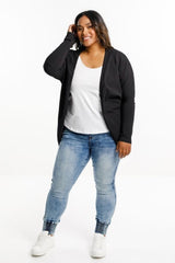 Home-Lee Batwing Cardi Black From BoxHill