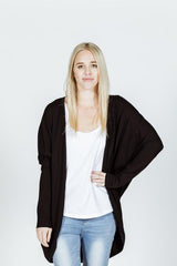 Home-Lee Batwing Cardi Black S Black From BoxHill