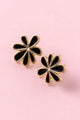 Home-Lee Daisy Studs Black One Size Black From BoxHill