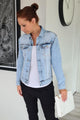 Home-Lee Denim Jacket Snow Wash From BoxHill