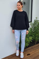 Home-Lee Laylah Top Black From BoxHill