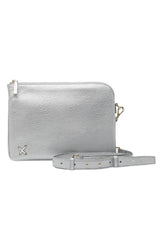 Home-Lee Oversized Clutch Silver One Size Silver From BoxHill