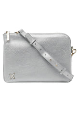 Home-Lee Oversized Clutch Silver One Size Silver From BoxHill