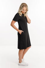 Home-Lee Taylor Tee Dress Black From BoxHill