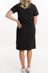 Home-Lee Taylor Tee Dress Black From BoxHill