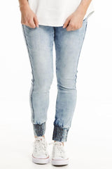 Home Lee Weekender Jeans Snow Wash From BoxHill