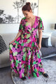 Label of Love Koko Frill Sleeve Maxi Dress Floral From BoxHill