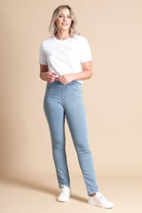 Macjays California Stretch Denim Pull On Jeans Chambray From BoxHill