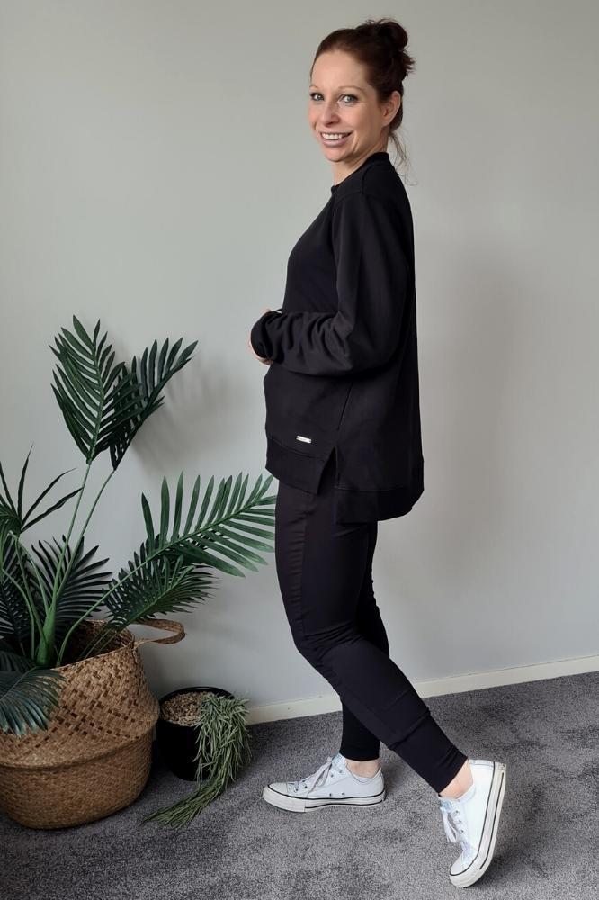 Moke Violet Pants Black From BoxHill