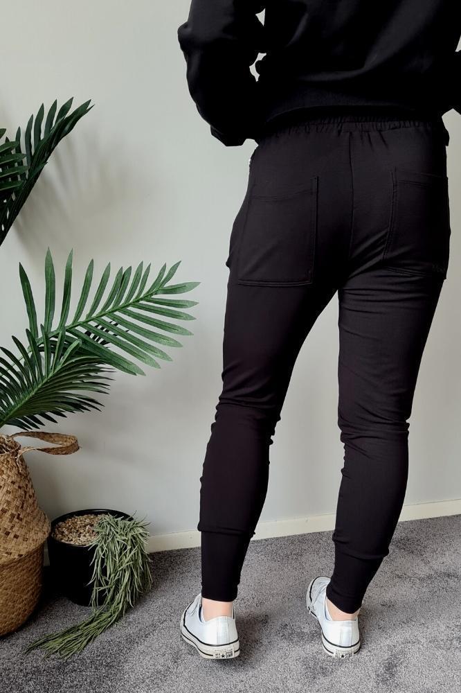 Moke Violet Pants Black From BoxHill