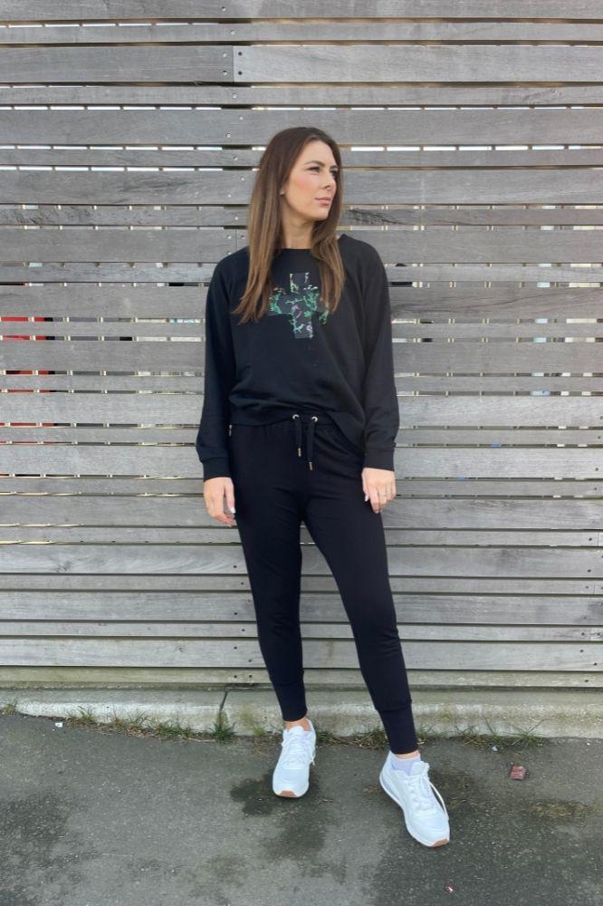 Moke Violet Pants Black From BoxHill