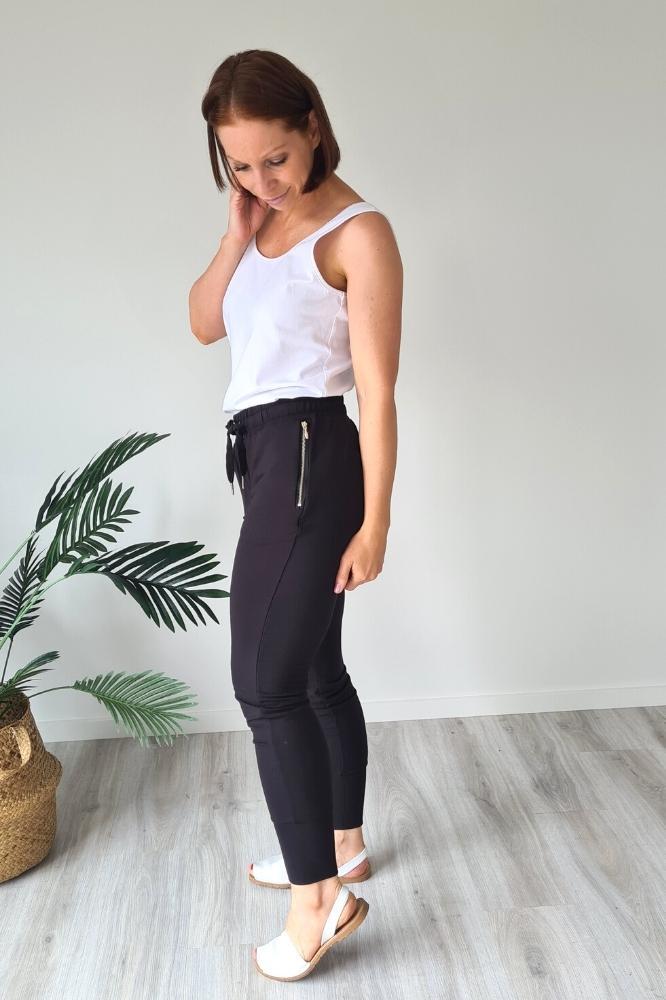 Moke Violet Pants Black From BoxHill