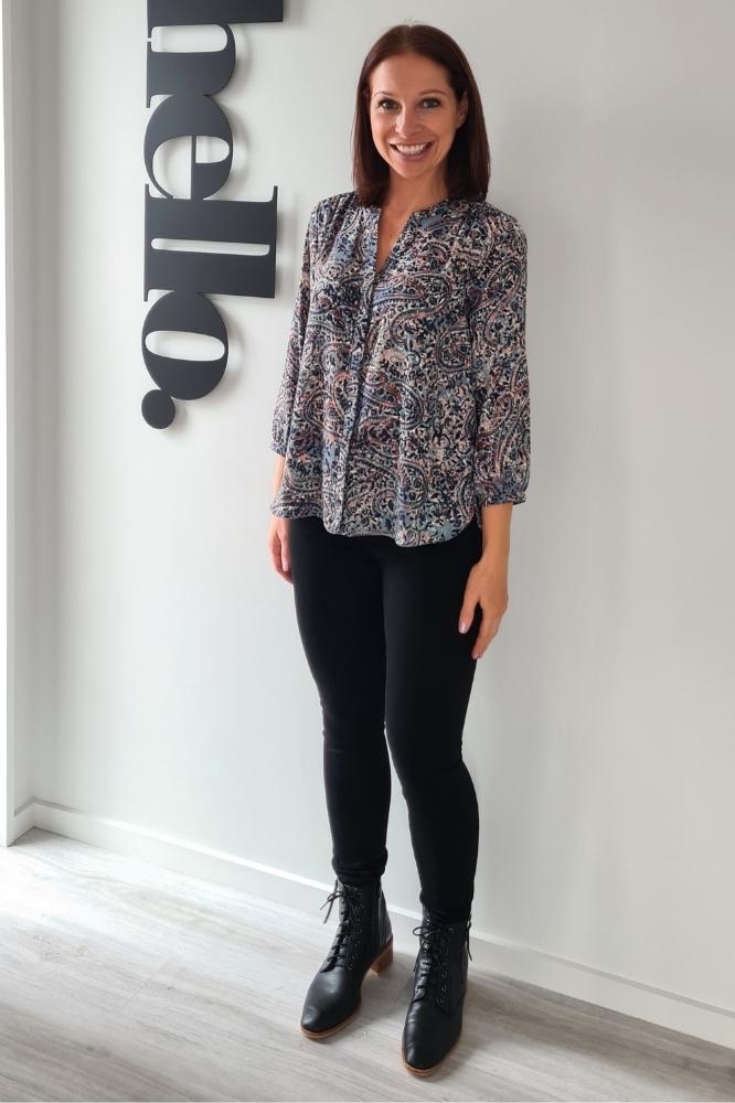 NYDJ Ami Skinny Black New From BoxHill