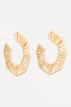 Stella and Gemma Corfu Earrings Natural One Size Natural From BoxHill