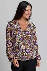 Stella and Gemma Hudson Blouse Retro Flowers From BoxHill