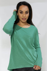 Stella and Gemma Lakeside Long Sleeve Tee Pine From BoxHill