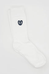 Stella and Gemma Socks White with Heart One Size White with Heart From BoxHill