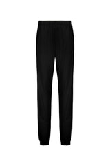 Vassalli Merino Relaxed Pull On Pants with Half Elastic Cuff Black From BoxHill