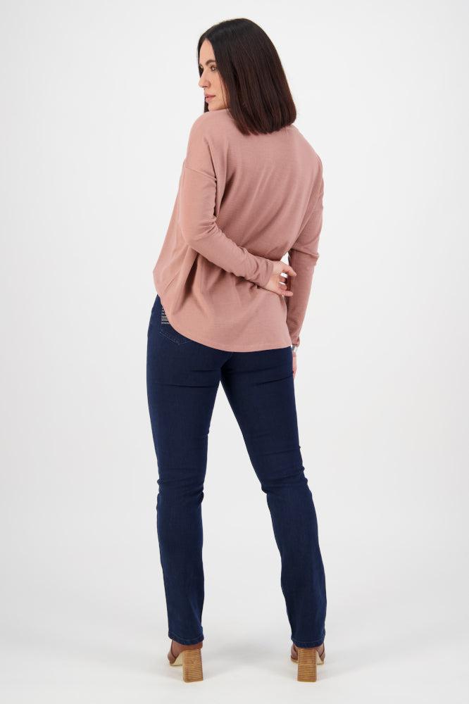 Vassalli Mid Blue Patterned Pocket Jeans From BoxHill