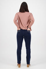 Vassalli Mid Blue Patterned Pocket Jeans From BoxHill
