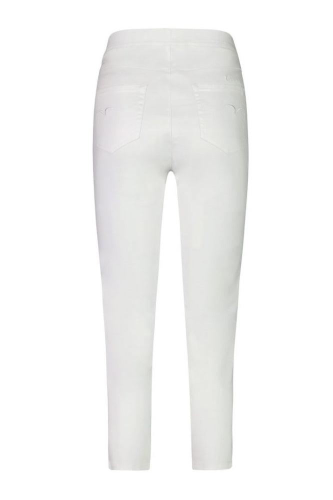 Vassalli Skinny Leg 7/8 Lightweight Pull On Pants White From BoxHill
