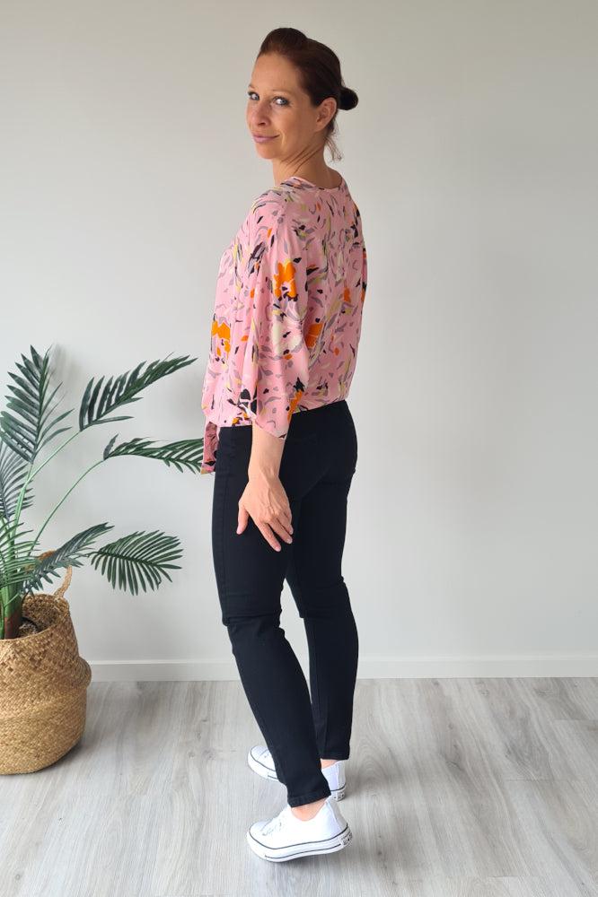 Vassalli Skinny Leg Ankle Grazer Jeans Black From BoxHill