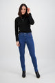 Vassalli Skinny Leg Basket Weave Jeans New Blue From BoxHill