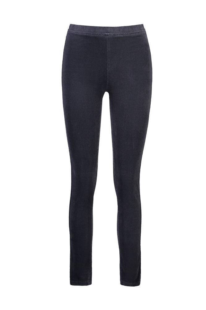 Vassalli Skinny Leg Cord Pull On Pants Graphite From BoxHill