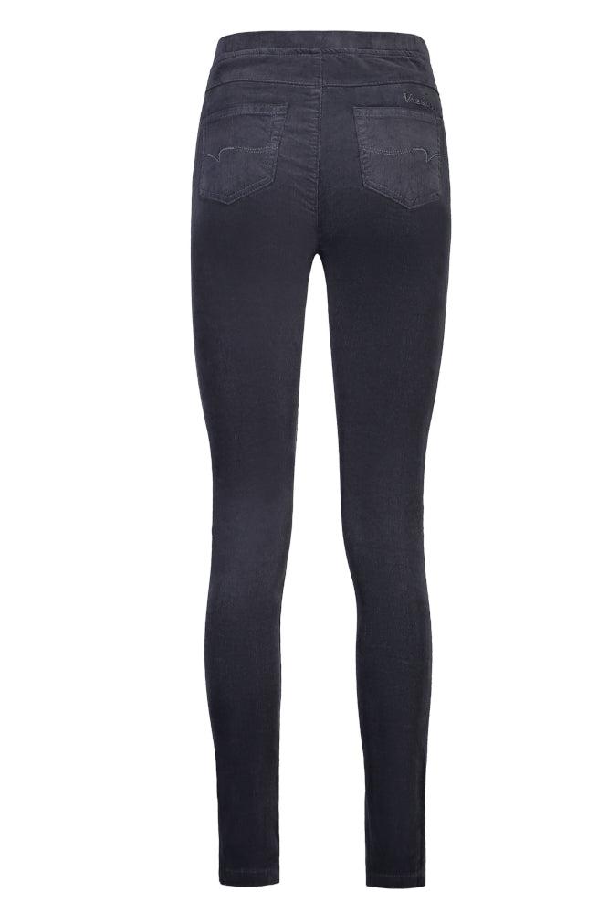 Vassalli Skinny Leg Cord Pull On Pants Graphite From BoxHill