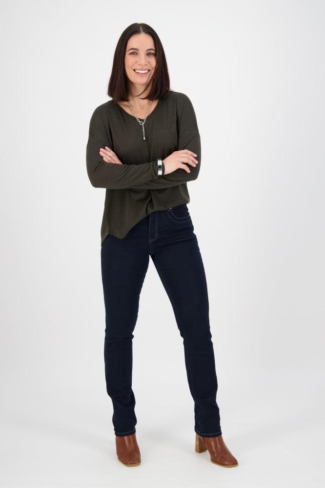 Vassalli Slim Jeans Indigo From BoxHill