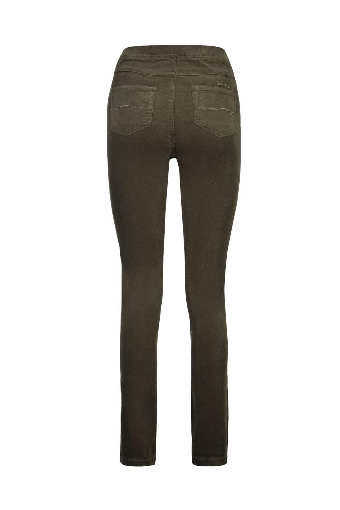 Vassalli Slim Leg Cord Pull On Leggings Seaweed From BoxHill